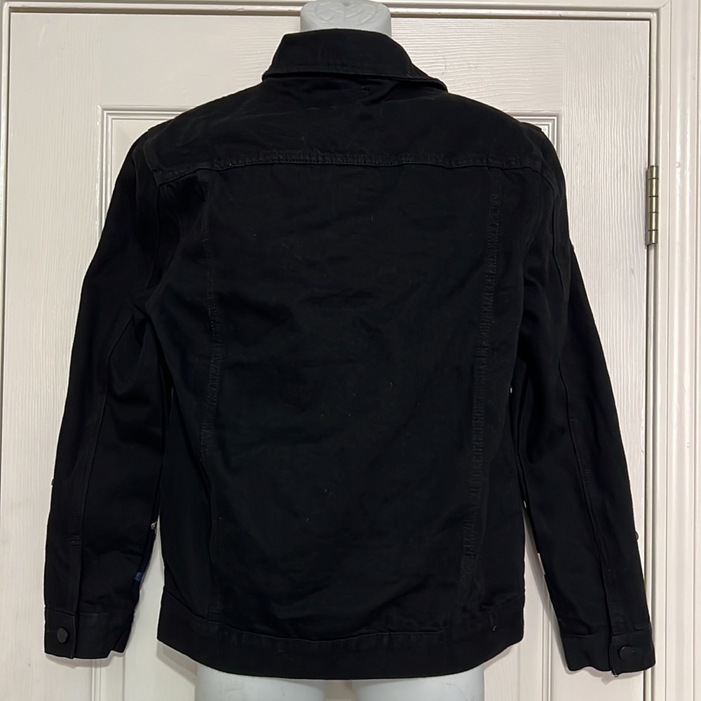 Rockstar Original Black Denim Patchwork Jacket, S… - image 8